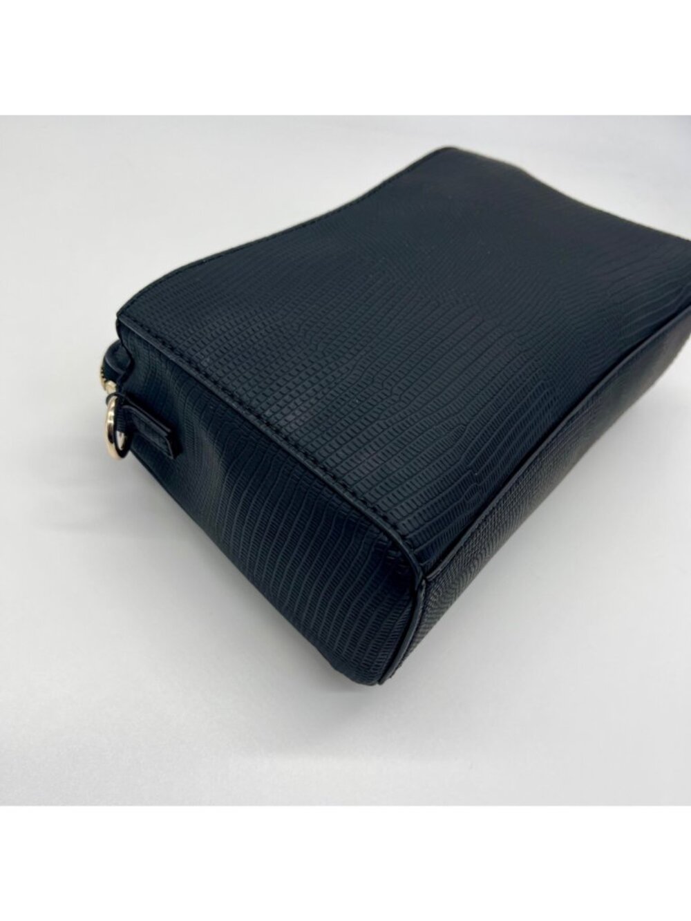 Guess Black Triple Compartment Leather Crossbody Bag - Picture 8 of 12